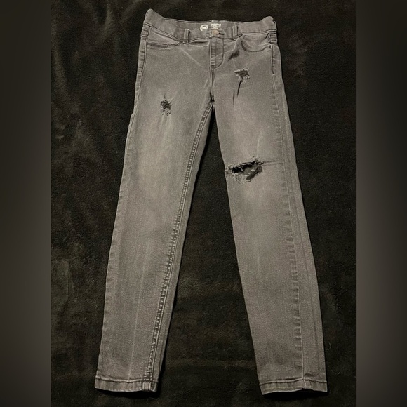 wonder nation Other - Girls Black Distressed Jeggings Size 10-12 Wonder Nation